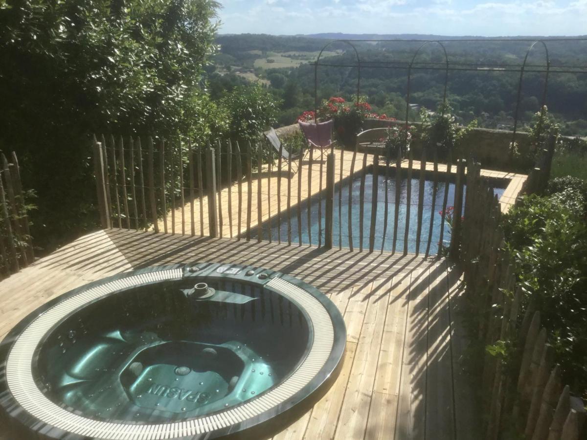 1 Logis A Domme - Piscine & Spa Exteriör bild